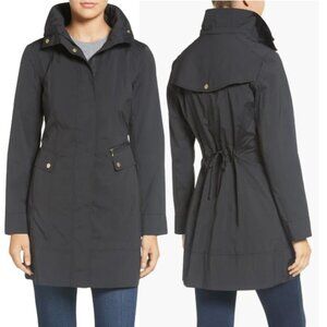 Cole Haan Women's Signature Packable Hooded Rain Jacket